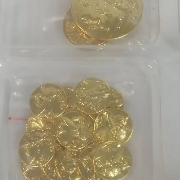 Annie's Simply Beads Kit of the Month Club Royal Coins Necklace and Earrings Set - Picture 5 of 6